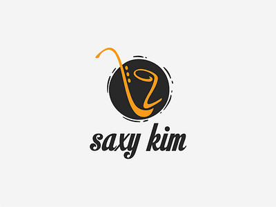 SAXYKIM LOGO branddesign branddsign branding brandnew design fashion brand forest logo illustration logo logodesign logodesigns logolearn logonew music logo namecard saxophone style type typography ui