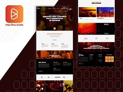 UI WEBSITE BOX STUDIO android app design appmobile favicon ios kols nguyentrongduc overlaystudio overlayvn saigon ui guide uxuidesign vietnam web design web mobile design web design company website banner website builder