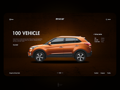 OPTION 02 FOR UI MYCAR WEBSITE app design app mobile layout favion icon type ui kit ui layout uidesign ux design ux research uxui web design website website concept