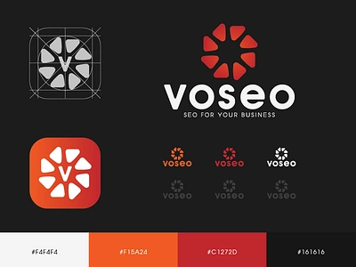 VOSEO LOGO branddesign branddsign branding brandnew design fashion brand icon logo logo learn logodesign logodesigns logolearn logonew marketing namecard seo logo type typography v logo vietnam