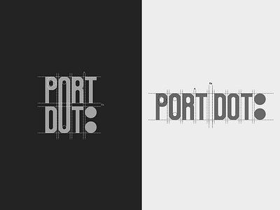 PORTDOT LOGO brand design brand design kit brand identity branding brandnew circle logo d logo dot logo font design logo design logo learn logotype p logo symbol type logo ui vietnam