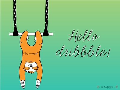 Slingshot says Hello! debut sloth trapeze whoispoppe
