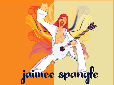 Jaimee Spangle art deco art nouveau character drag drag king poster vintage