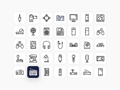 Consumer Electronic Icons electronics hardware icons