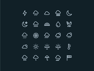 Forecast Icons forecast free icons iconset weather