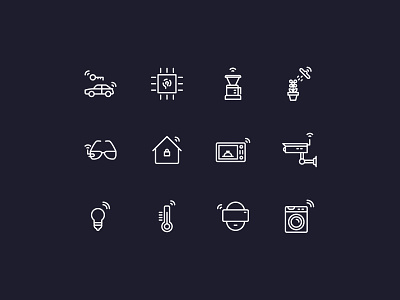 IoT Icons icon set icons internet of things smart home