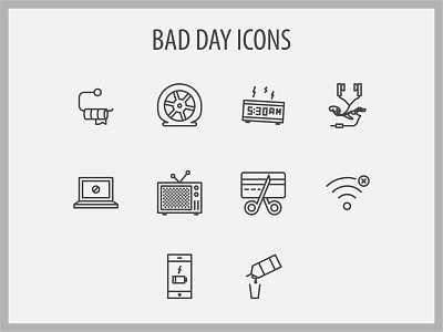 Bad Day Icons