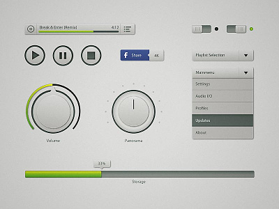 Interface Elements Musicplayer elements interface musicplayer