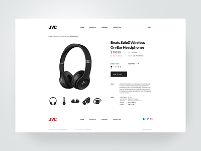 Single Product Page Design