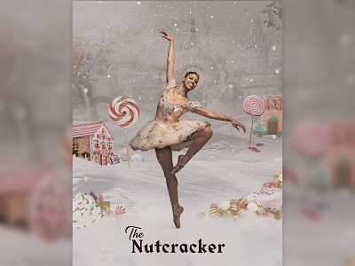 The Nutcracker ballet christmas collage design digital art digital collage digital illustration illustration photoshop