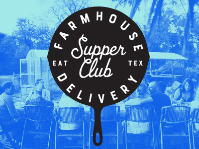 Supper Club logo brand identity logo texas
