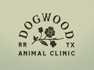 Dogwood Branding brand branding identity illustration logo texas typography