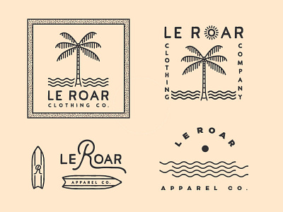 Le Roar Logo Discards branding design logo rejects