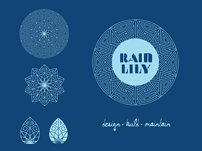 Rain Lily brand branding design identity logo logo design signage