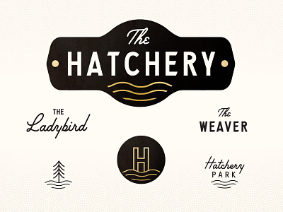 The Hatchery Branding branding design hatchery identity lbj logo real estate signage