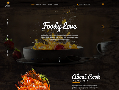 Foody Love design ui ux