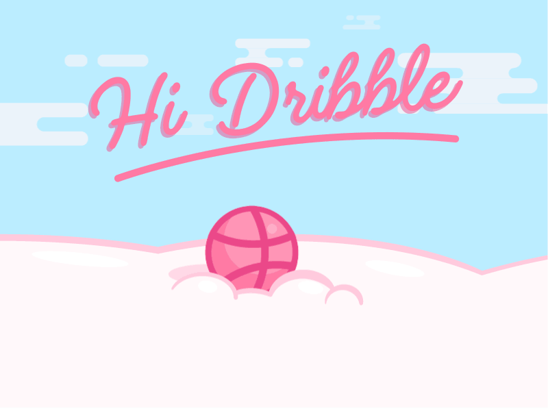 Dribble Drabble animation debut gif