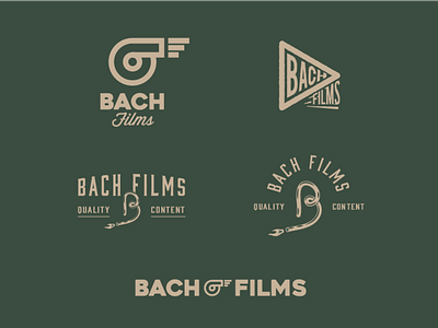 Bach Films cars logo design logosheet logotype turbo video youtube