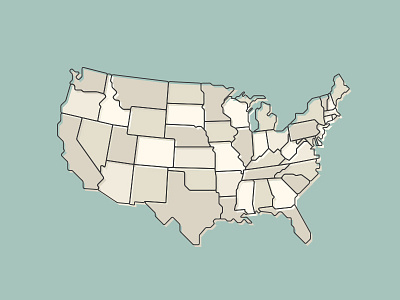 United States Map map states united states us vector world