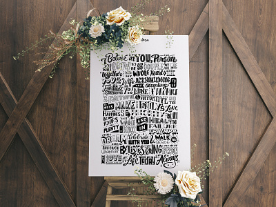 Wedding Vows anniversary anniversary gift calligraphy calligraphy font design handdrawn type handlettering handmade font handmade type handtype poster poster a day poster art type typography typography design wedding wedding gift wedding vows