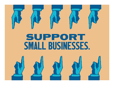 Support Small Businesses 1 flat houston houston graphic designer houston photographer neutrals poster printmaking support small businesses texas typography vintage woodtype