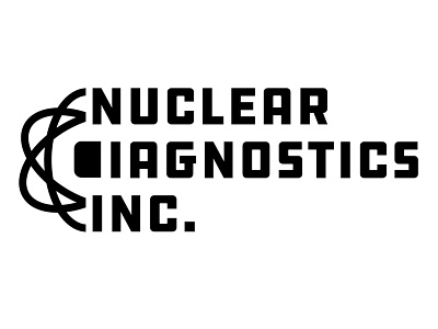 Logo Design #1 for Nuclear Diagnostics Inc. branding design flat identity illustration lettering logo minimal type typography vector web