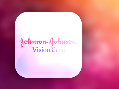 JnJ Vision Care icon ios jnj pink