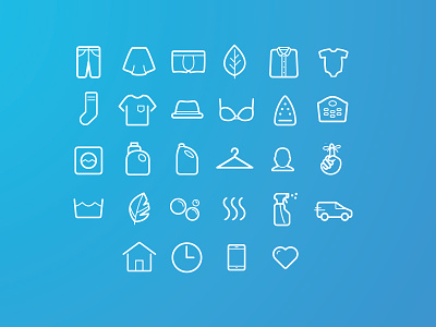 Icons Laundry icons svg vector website