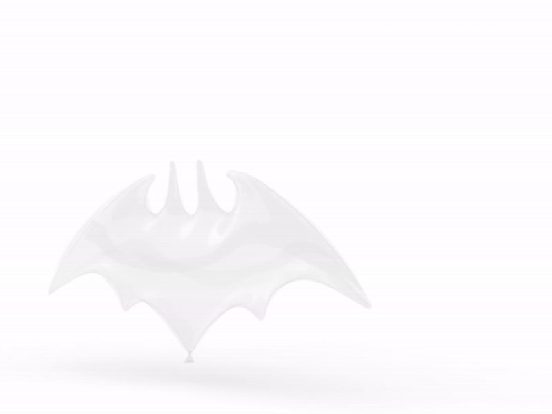 Balloon Batarang 3d 3d animation 3d art animation branding illustration