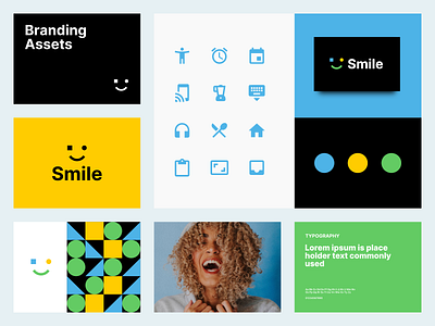 Smile Brand app brand design brand identity brand style branding design graphic design logo logo design logo designer logo designers logodesign logomark mobile mobile app product design