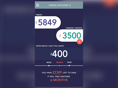 Daily UI - Challenge #004 Calculator app calculator dailyui finance mobile