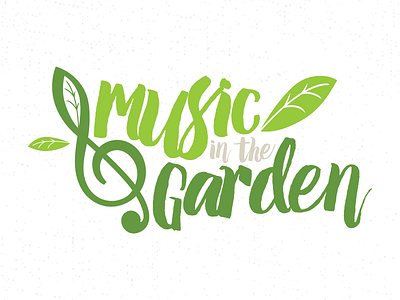 Music In The Garden Logo festival logo garden logo logo