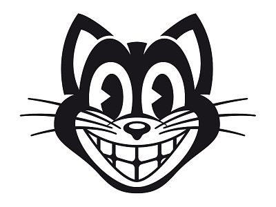 Vintage Cartoon Cat cartoon cat character design illustration line art logo ub iwerk vector vintage