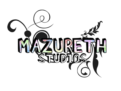 Mazureth Studios cartoon colorful fun logo