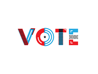 VOTE typography