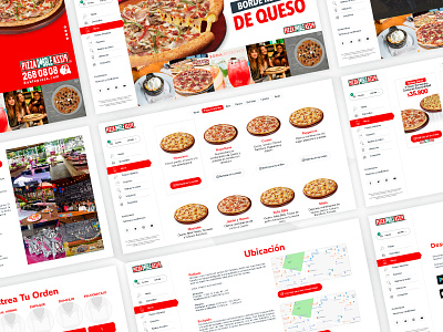 DOBLEPIZZA WEB branding design develop elementor photoshop ui ux webdesign