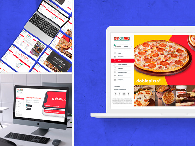 DOBLEPIZZA WEB branding design elementor photoshop restaurant ui ux web webdesign wordpress