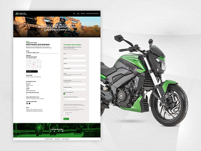 DOMINAR REBUILD INT 01 branding design elementor motorcycle photoshop ui ux webdesign