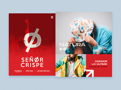 Señor Crispe design elementor photoshop ui webdesign