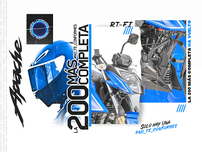 Apache 200FI ABS branding photoshop vector