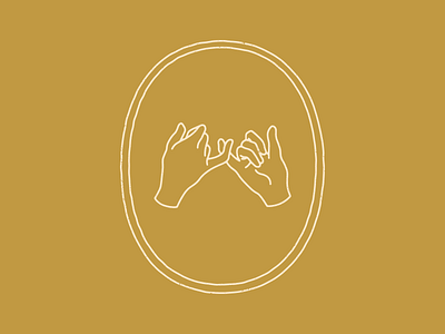 Pinky Promise hands illustration line work pinky pinky promise