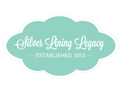 Silver Lining Legacy Logo cloud letterpress logo