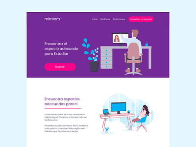 Mitroom Landing Page