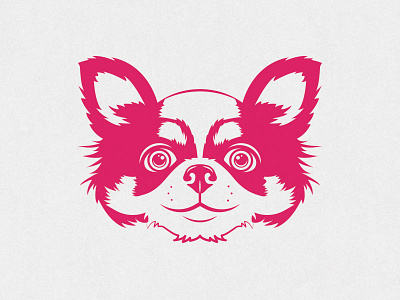 Corbin the Chihuahua chihuahua cute detail dog fur furry illustration illustrator pink puppy vector