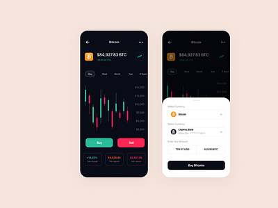 Crypto Wallet app app design crypto cryptocurrency design illustration investment investment app mobile ui uidesign ux ux design