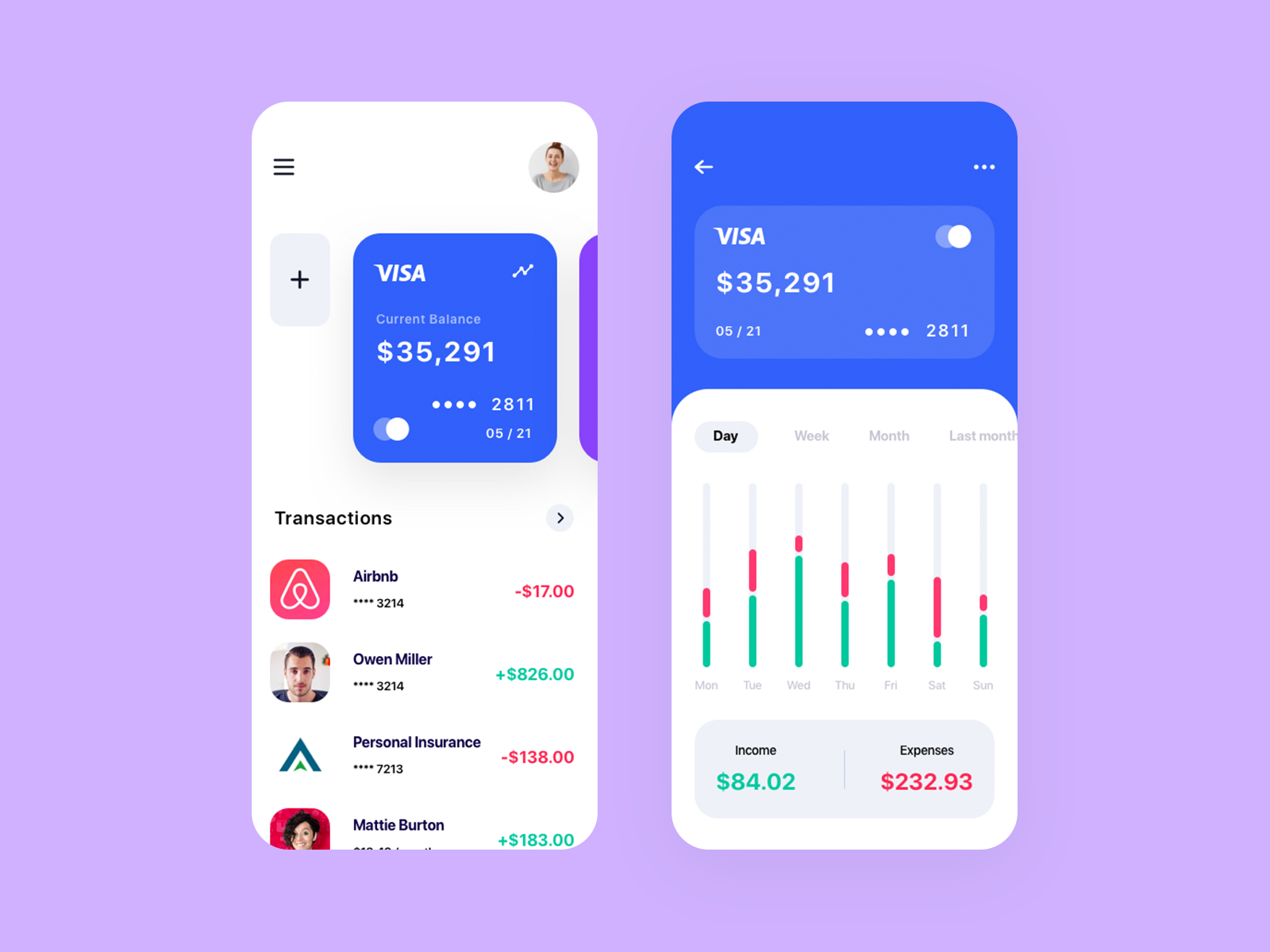 Cards Management by ray on Dribbble