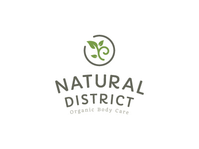 Natural District Final Logo logo natural organic