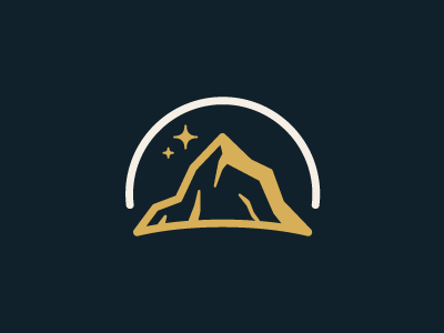 Mountain Logo logo mountain star