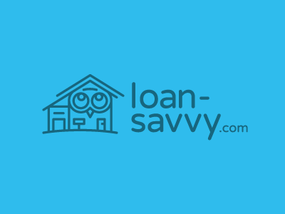 Loan Savvy Logo home house logo owl savvy