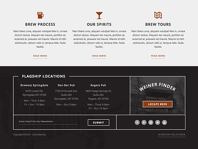 Brewery Footer